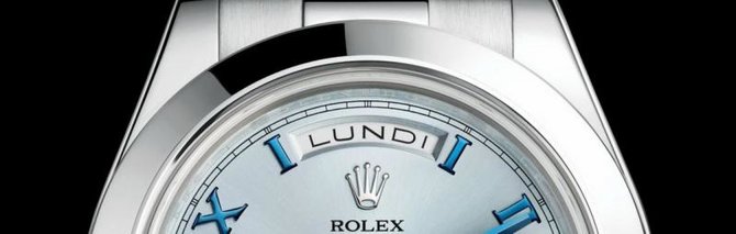 Rolex 218206-iceblue Day-Date Platinum - фото 2