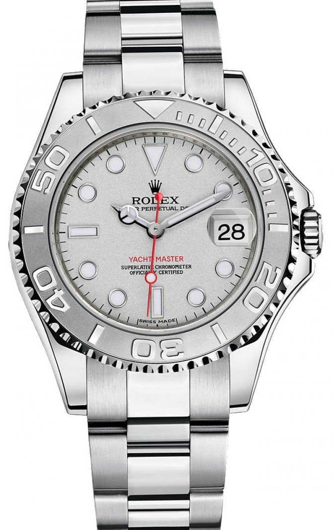 Rolex 168622 Yacht Master II Yacht-Master 35mm Platinum and Steel - фото 1