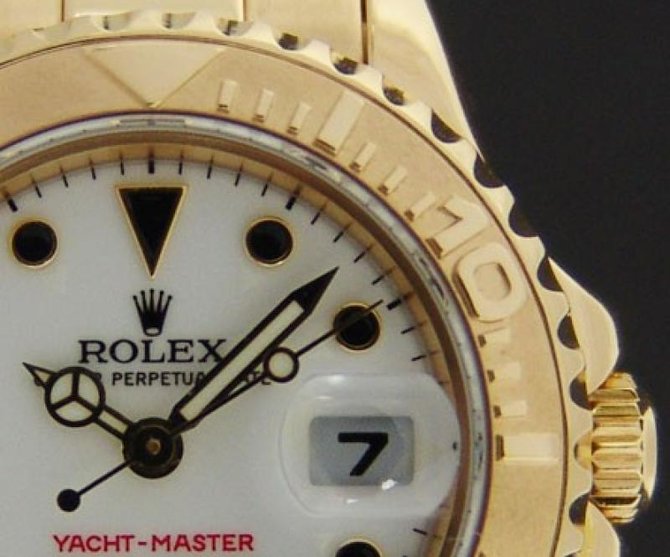 Rolex 169628 white dial Yacht Master II Yacht-Master 29mm Yellow Gold - фото 3