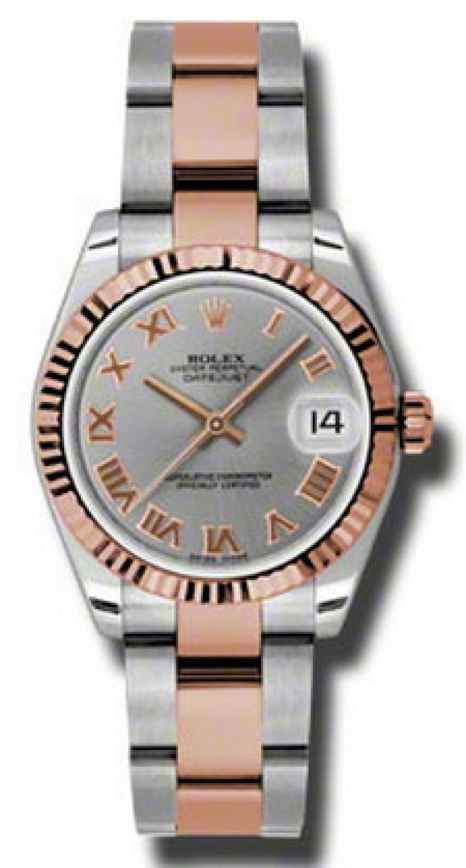 Rolex 178271 gro Datejust Ladies Steel and Everose Gold - фото 1