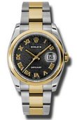 Rolex Datejust 116203 bkjro Steel and Yellow Gold