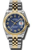 Rolex Datejust 116203 blcaj Steel and Yellow Gold
