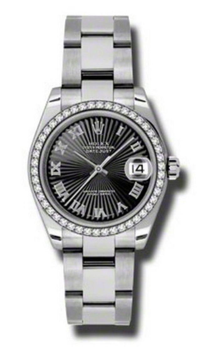 Rolex 178384 bksbro Datejust Ladies Steel and White Gold - фото 1