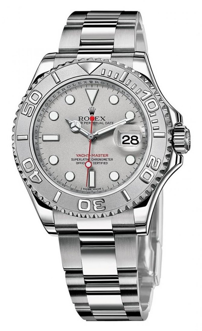 Rolex 116622 Silver Yacht Master II 40mm Platinum and Steel - фото 2
