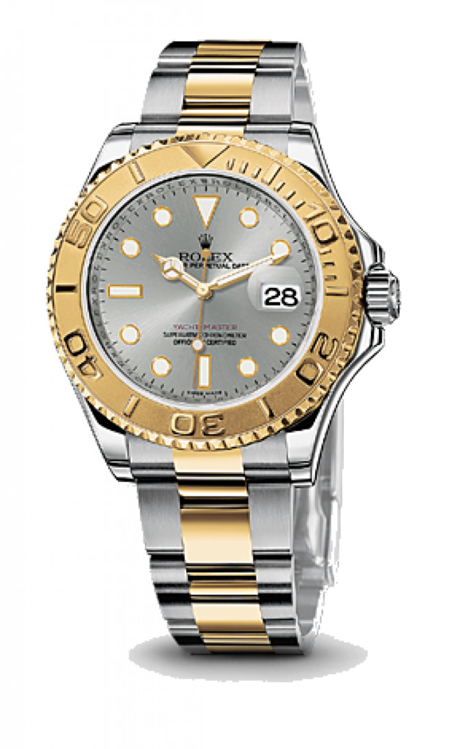 Rolex 16623 Grey Yacht Master II 40mm Steel and Yellow Gold - фото 2