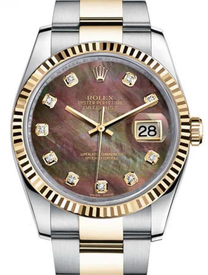 Rolex 116233 dkmdo Datejust Steel and Yellow Gold - фото 1