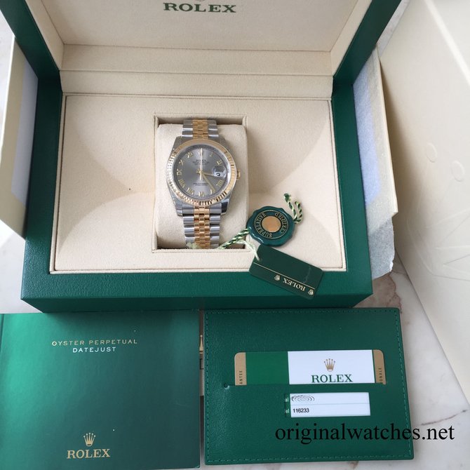 Rolex 116233 grj Datejust Steel and Yellow Gold - фото 2
