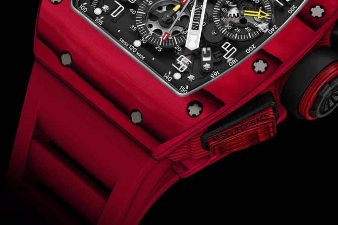 Richard Mille RM 011 Red TPT Quartz Automatic Flyback Chronograph RM 50 mm - фото 4