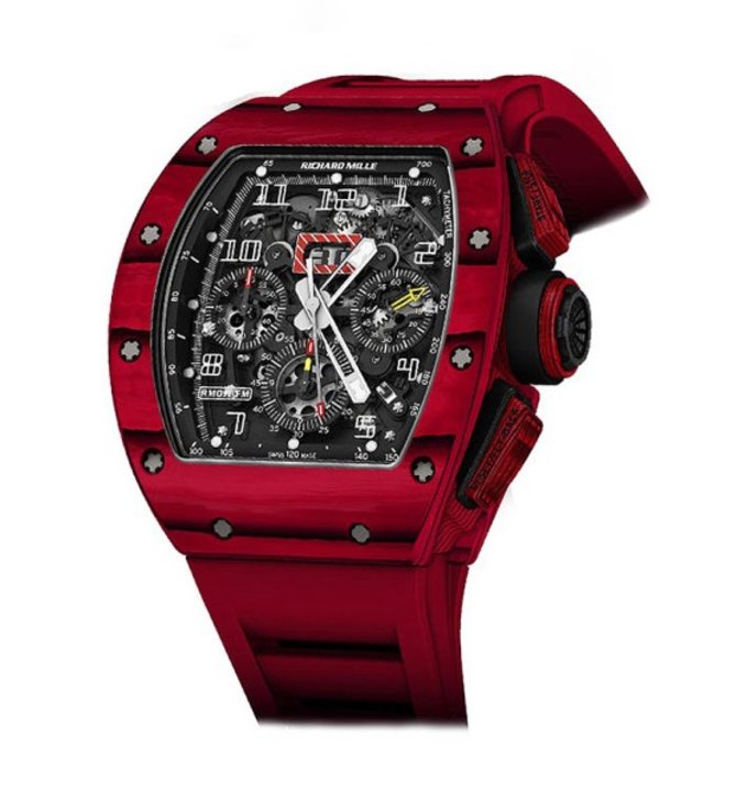 Richard Mille RM 011 Red TPT Quartz Automatic Flyback Chronograph RM 50 mm - фото 1