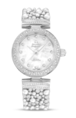 Omega De Ville Ladies 425.65.34.20.55.013 Ladymatic Co-Axial 34 mm Pearls and Diamonds