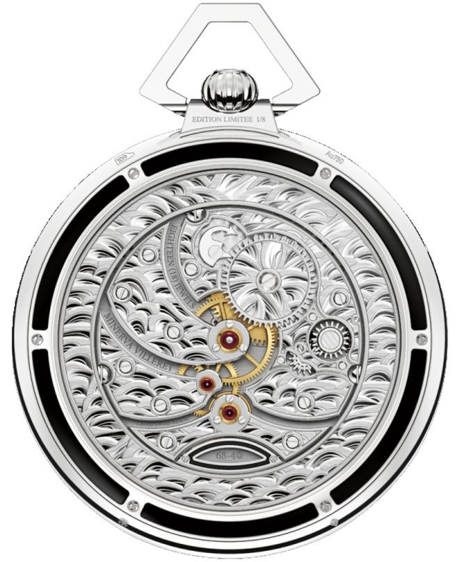 Montblanc 112586 Villeret 1858 Tourbillon Cylindrique Transatlantic Pocket Watch Limited Edition 8 - фото 3