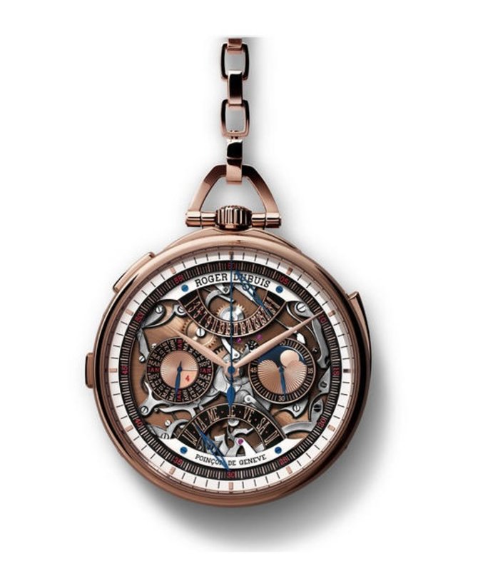 Roger Dubuis Hommage Millesime Hommage Pink Gold Pocket Watch - фото 1