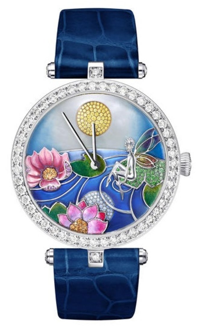 Van Cleef & Arpels Jour Nuit Fée Ondine Womens watches Lady Arpels White Gold