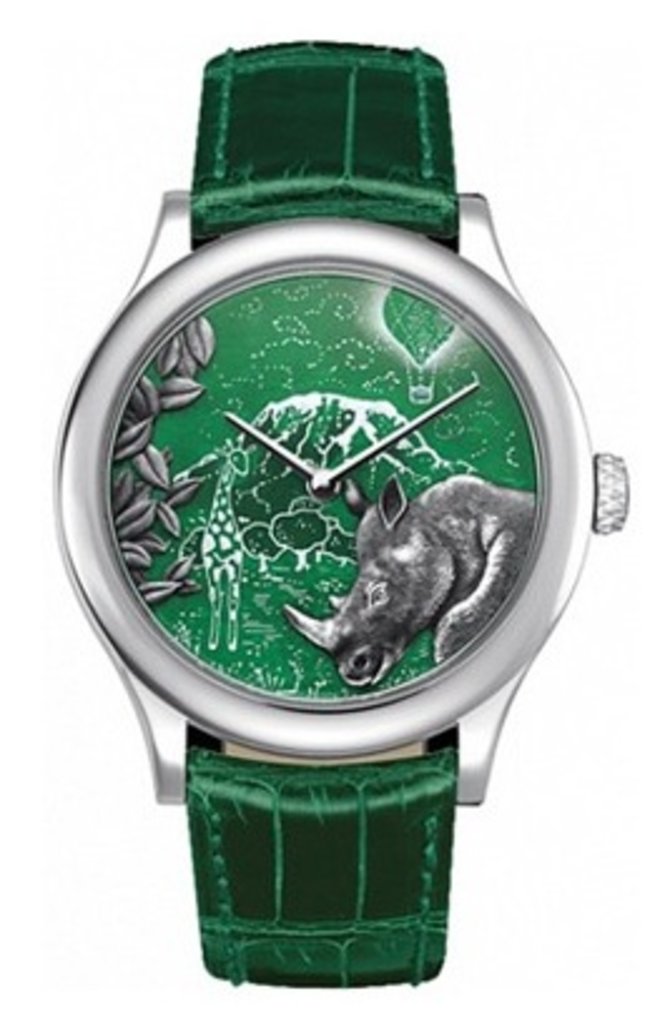 Van Cleef & Arpels Midnight Les 4 Voyages Five Weeks in a Balloon Extraordinary Dials White Gold