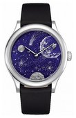 Van Cleef & Arpels Extraordinary Dials Midnight Les 4 Voyages From the Earth to the Moon White Gold