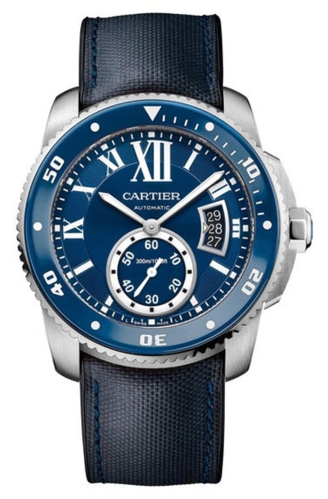 Cartier Diver Blue Calibre de Cartier Stainless Steel