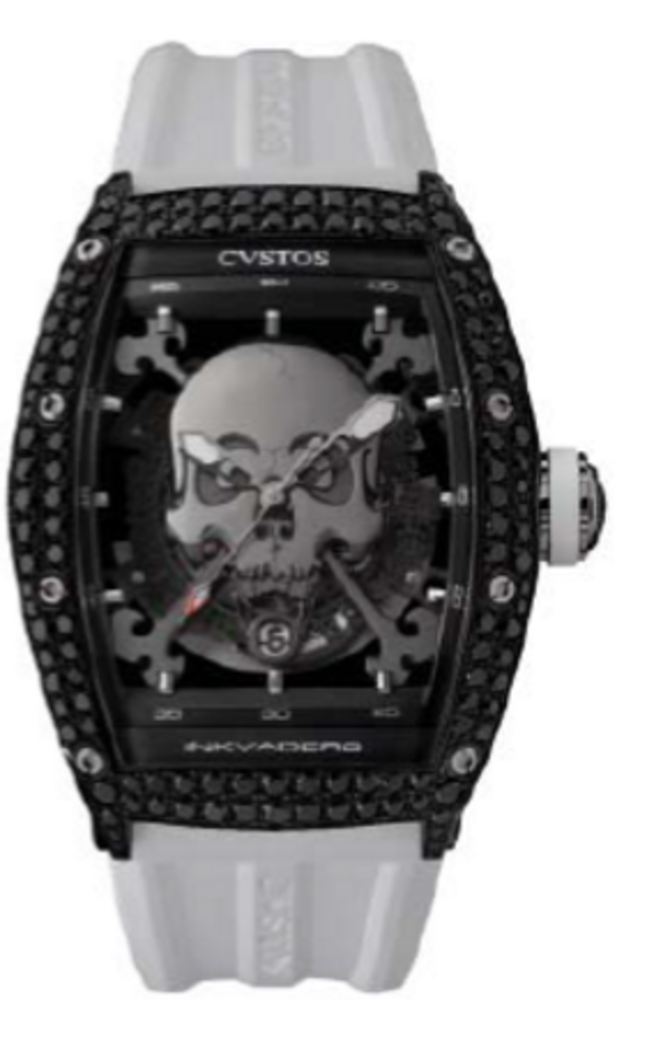Cvstos Black Steel / Titanium Components Black Diamond Challenge Inkvaders Skull