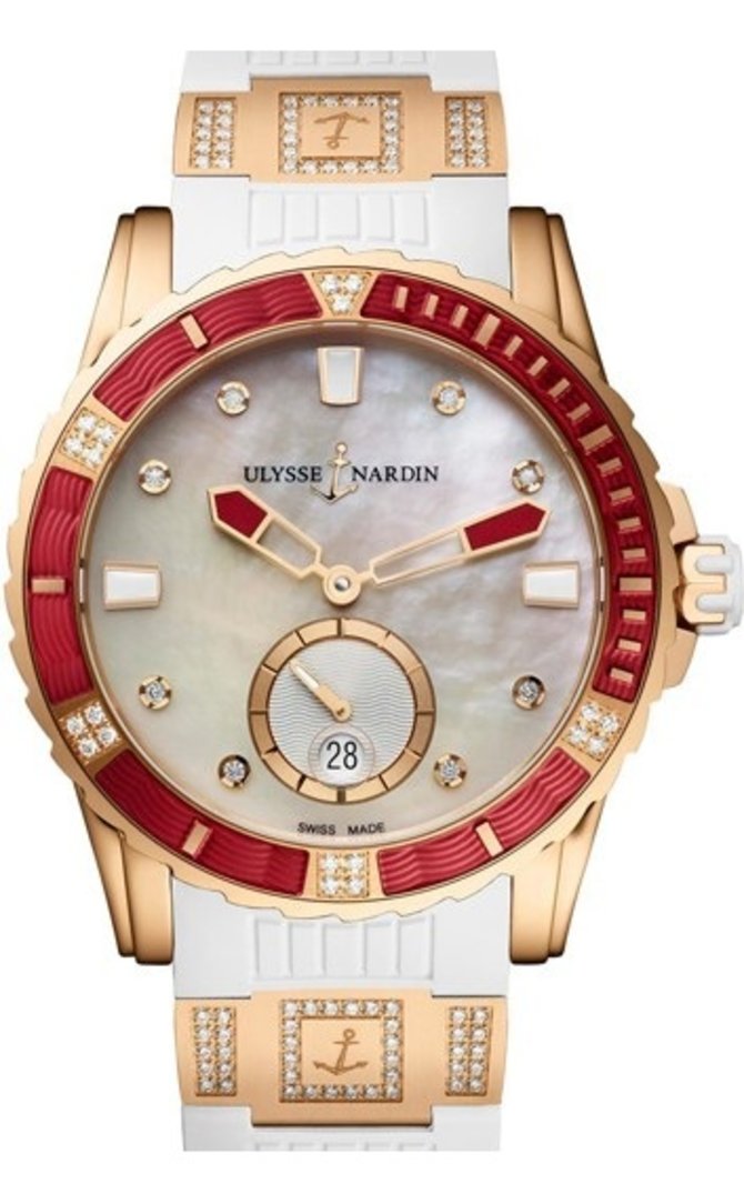 Ulysse Nardin 3202-190-3C-10/16 Lady Diver Pink Gold