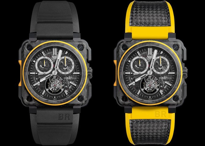 Bell & Ross BR-X1 RS16 Aviation Carbon Yellow - фото 3