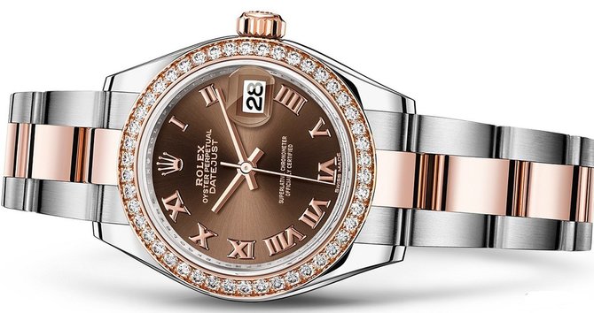 Rolex 279381rbr-0010 Datejust Ladies Datejust 28 mm Steel and Everose Gold - фото 2