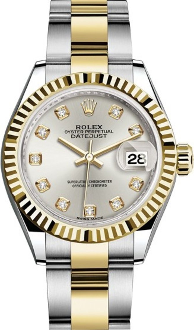 Rolex 279173-0008 Datejust Ladies 28 mm Steel and Yellow Gold - фото 1