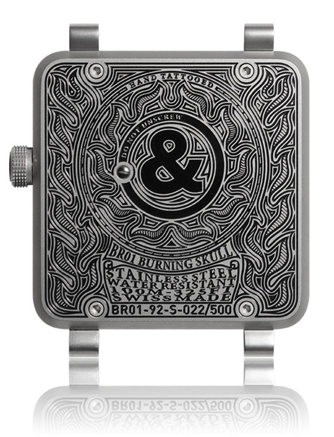 Bell & Ross BR 01 Burning Skull Aviation Automatic Mechanical - фото 4