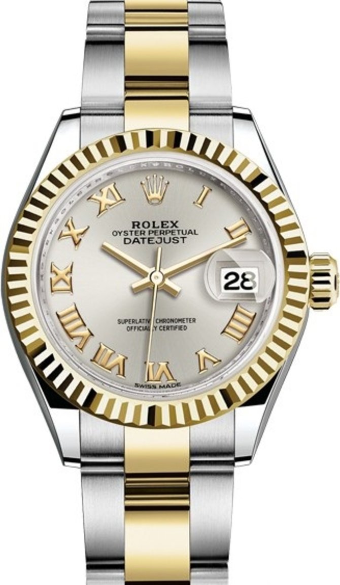 Rolex 279173-0006 Datejust Ladies 28 mm Steel and Yellow Gold - фото 1