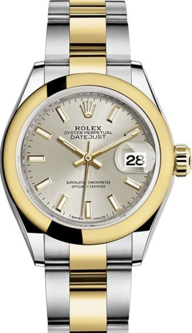 Rolex 279163-0020 Datejust Ladies 28 mm Steel and Yellow Gold - фото 1