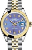 Rolex Datejust Ladies 279163-0017 28 mm Steel and Yellow Gold