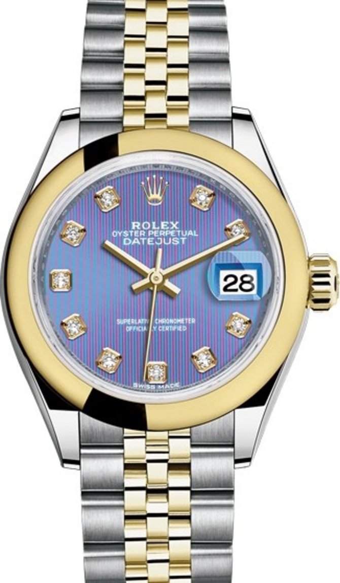 Rolex 279163-0017 Datejust Ladies 28 mm Steel and Yellow Gold - фото 1