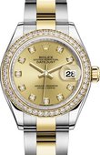 Rolex Datejust Ladies 279383rbr-0012 28 mm Steel and Yellow Gold