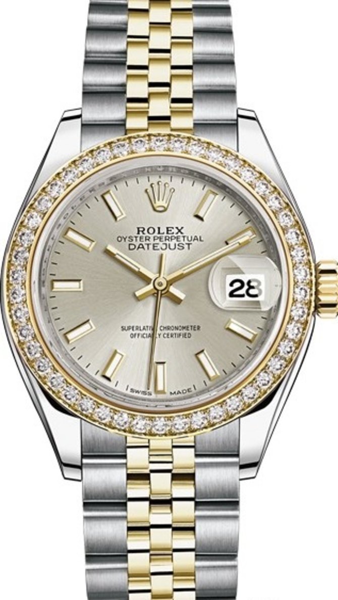 Rolex 279383rbr-0017 Datejust Ladies 28 mm Steel and Yellow Gold - фото 1