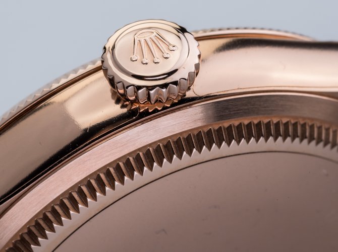 Rolex 50505 white lacquer dial Cellini Time Everose Gold - фото 7