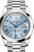 Rolex Часы Rolex Day-Date 228206 Ice blue quadrant motif 40 mm Platinum