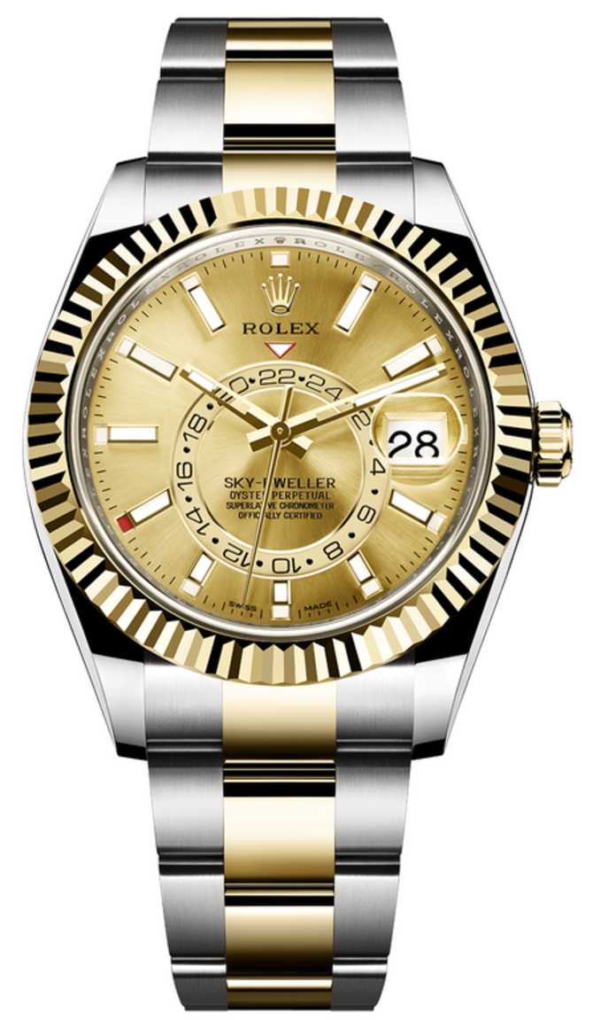 Rolex 326933-0001 Sky-Dweller 42 mm Steel and Yellow Gold