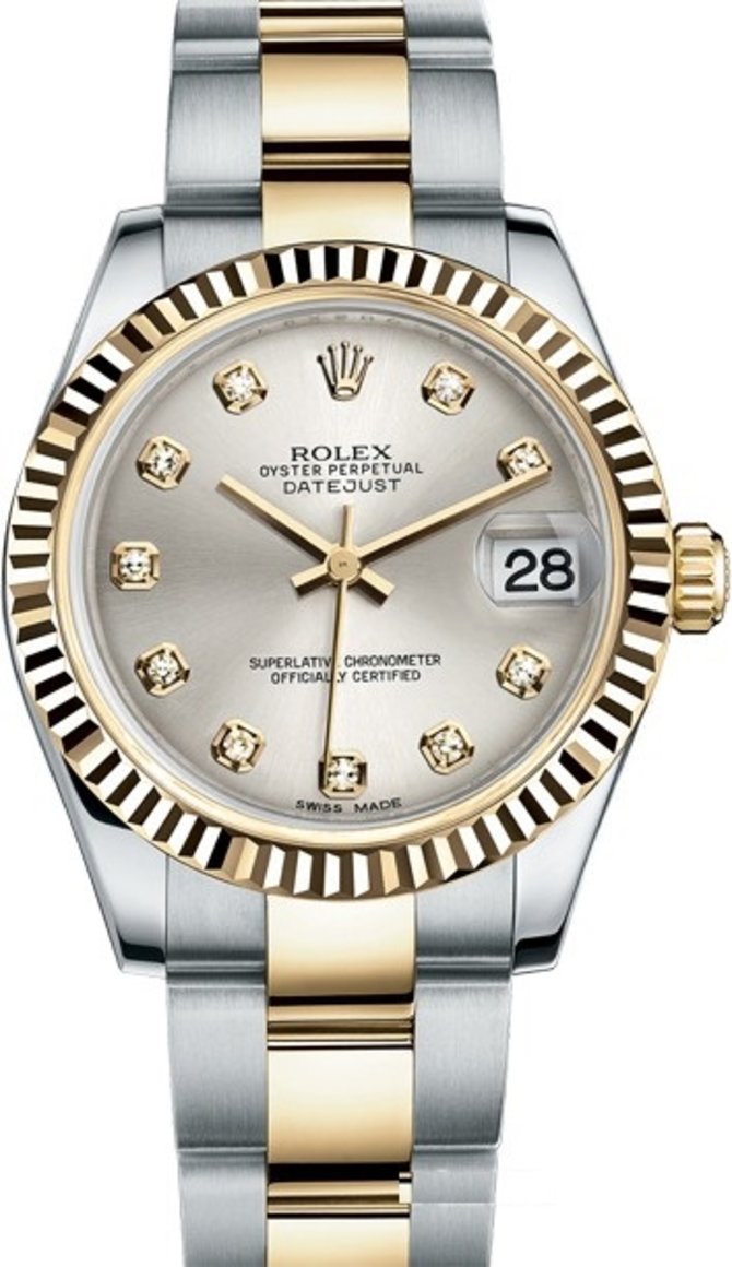 Rolex 178273-0040 Datejust Ladies 31 mm Steel and Yellow Gold