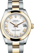 Rolex Datejust Ladies 178243-0066 31mm Steel and Yellow Gold