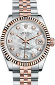 Rolex Datejust Ladies 178271-0060 Steel and Everose Gold 31 mm