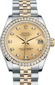 Rolex Datejust Ladies 178383-0001 31 mm Steel and Yellow Gold