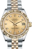Rolex Datejust Ladies 178313-0029 31 mm Steel and Yellow Gold