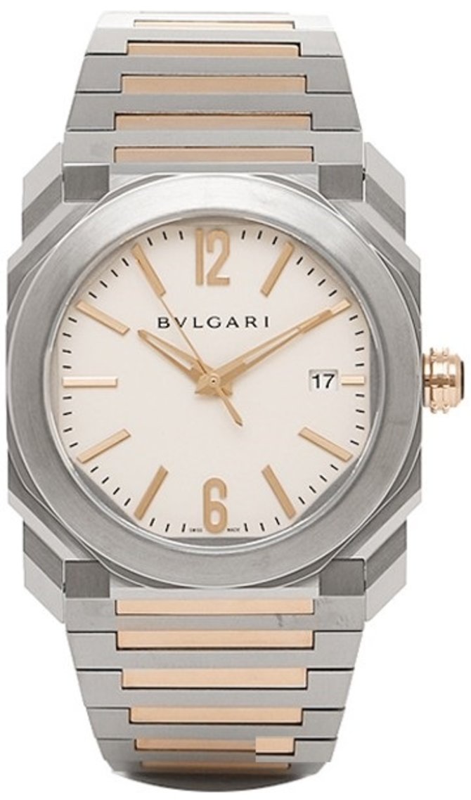 Bvlgari 102118 BGO38WSPGD Octo Gerald Genta Solotempo