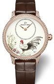 Jaquet Droz Elegance Paris J005003222 Petite Heure Minute Rooster