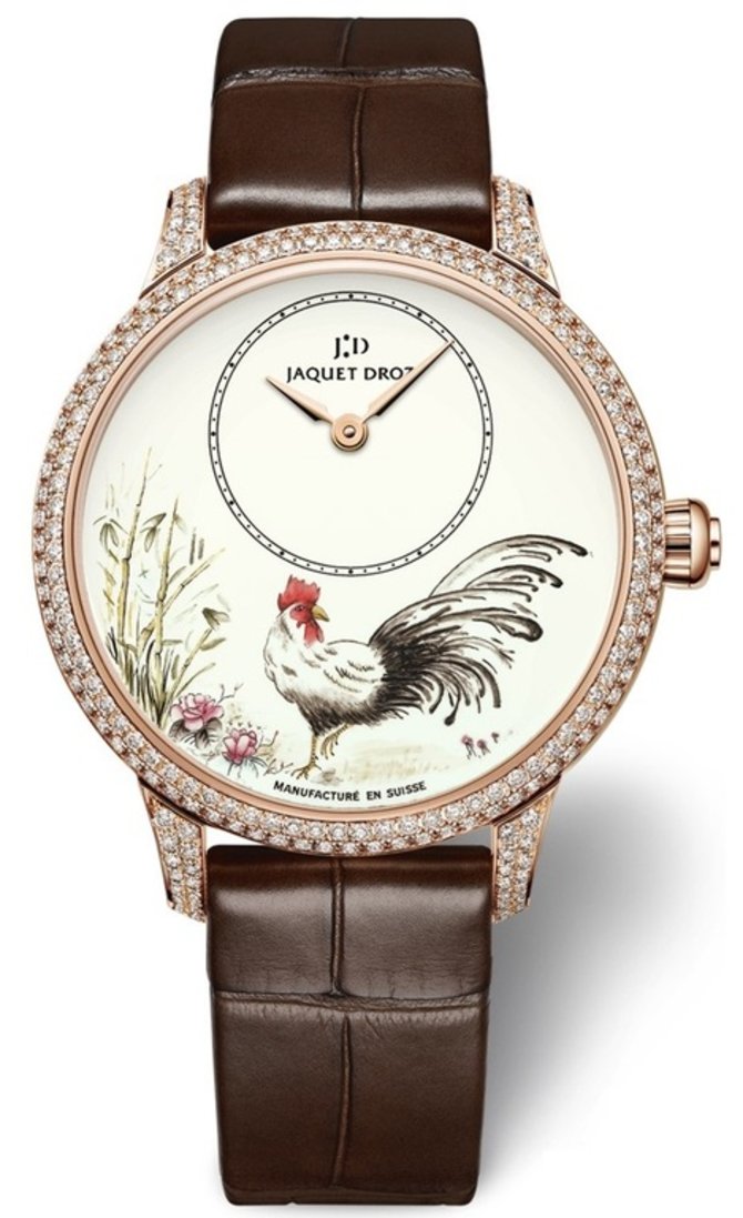 Jaquet Droz J005003222 Elegance Paris Petite Heure Minute Rooster