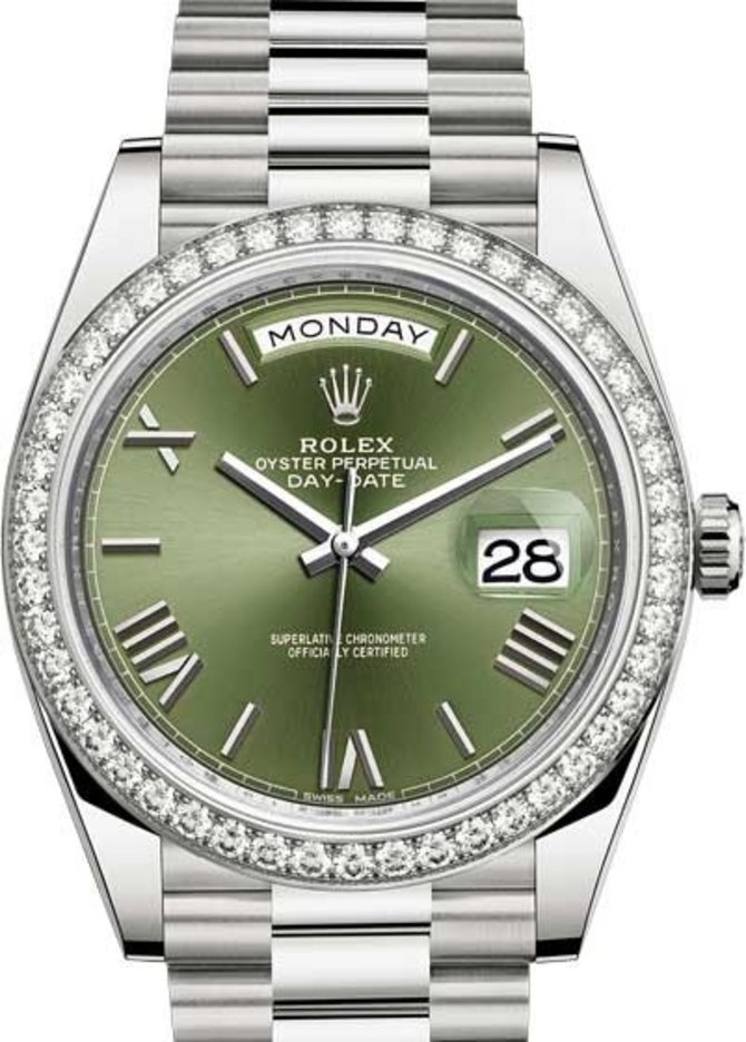 Rolex 228349rbr-0030 Day-Date 40 mm White Gold