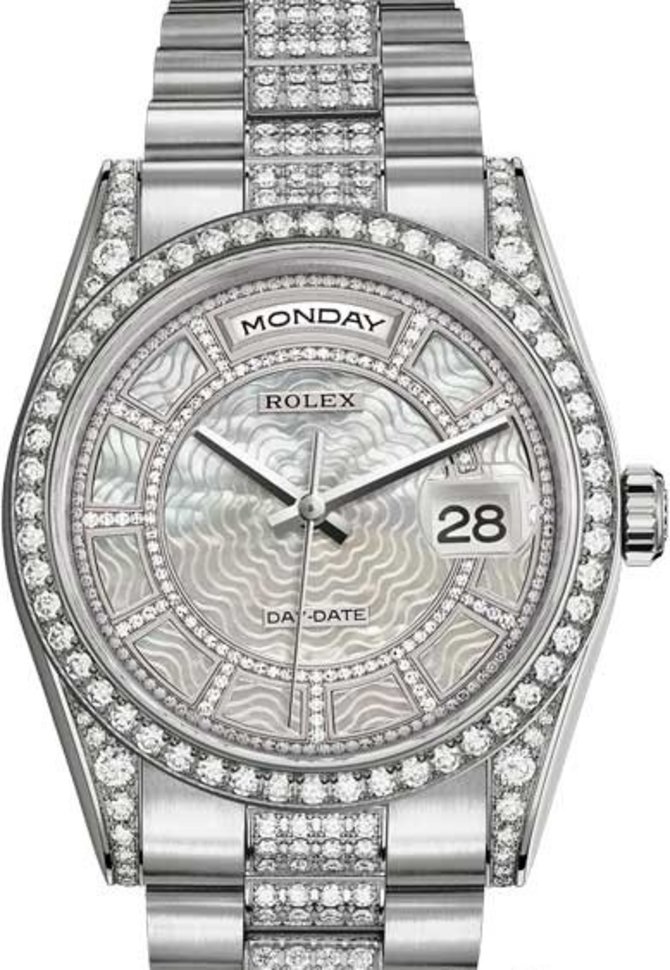 Rolex 118389-0095 Day-Date 36 mm White Gold 