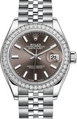 Rolex Datejust Ladies 279384rbr-0013 Steel and White Gold