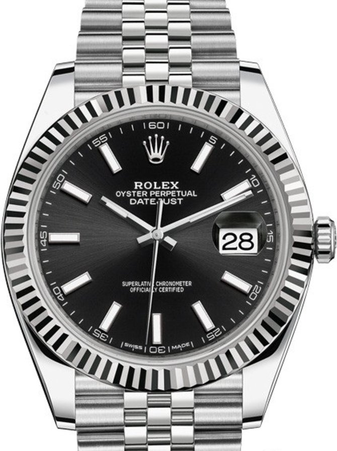 Rolex 126334-0018 Datejust 41mm Steel and White Gold