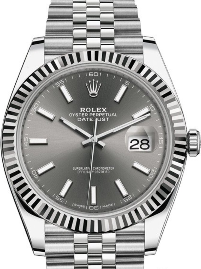 Rolex 126334-0014 Datejust Steel and White Gold