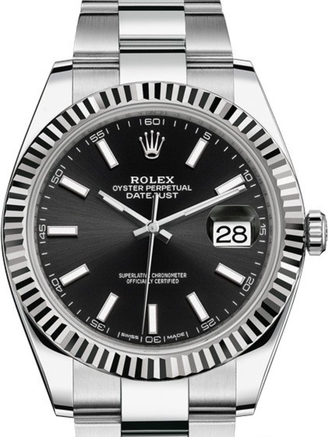 Rolex 126334-0017 Datejust 41mm Steel and White Gold