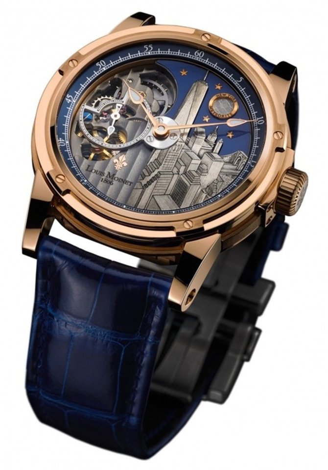 Louis Moinet Louis Moinet Mecanograph New York Limited Editions Pink Gold
